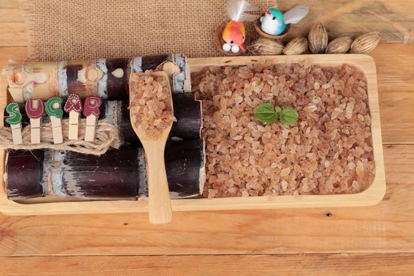 Şeker kamışı ve doğadan taze kamışı