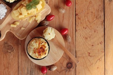 Patates püresi ve taze patates lezzetli