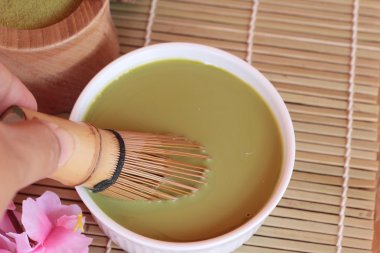 Matcha yeşil çay ve toz, Japon çay