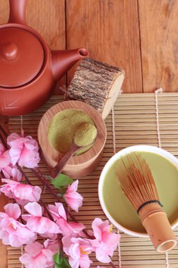 Matcha yeşil çay ve toz, Japon çay