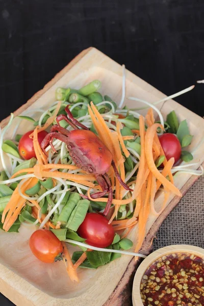 Salata baharatlı genç ayçiçeği fide lezzetlidir