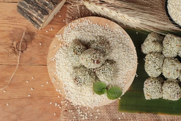 Dolci sesamo e semi di sesamo è delizioso — Foto Stock