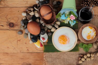 Onsen yumurta veya rafadan yumurta lezzetlidir