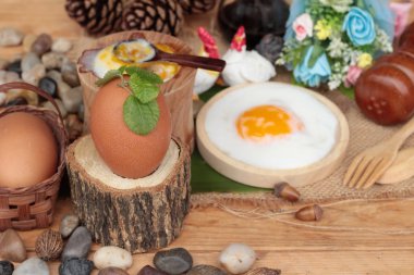 Onsen yumurta veya rafadan yumurta lezzetlidir