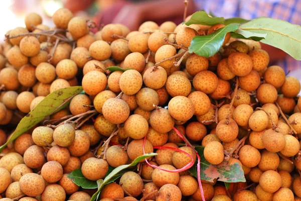 Longan ovoce na trhu — Stock fotografie