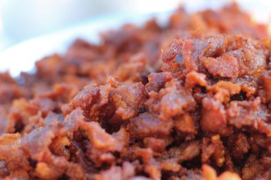 Kızarmış domuz - kuru domuz piyasada