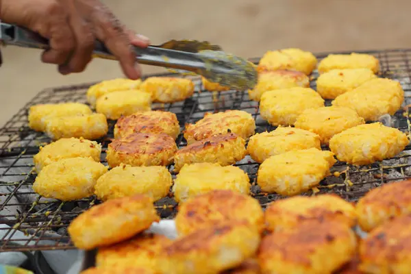 Rijstwafels in Azië - Azië voedsel — Stockfoto