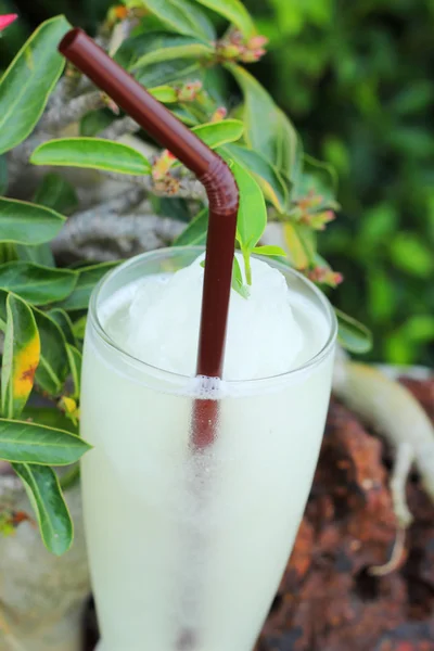 Smoothie de limonada na natureza — Fotografia de Stock