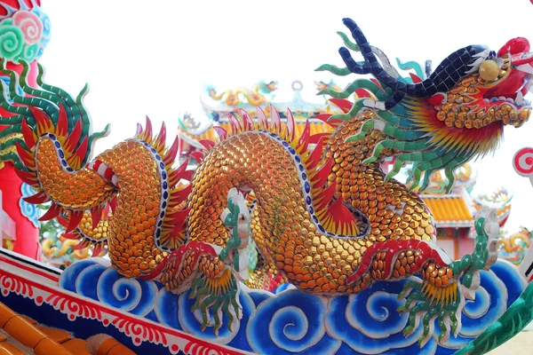 Dragones en el templo . —  Fotos de Stock