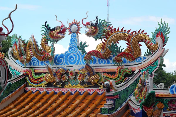 Dragons dans le temple — Photo