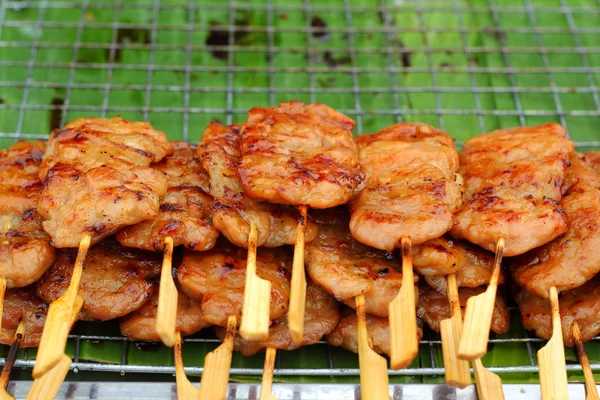 Bar-b-q of BBQ-grill van vlees — Stockfoto