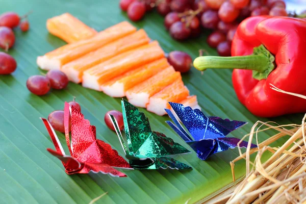 Árbol de Navidad diseño de alimentos — Foto de Stock