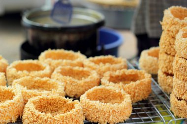 Asya gıda yapışkan pirinç ızgara