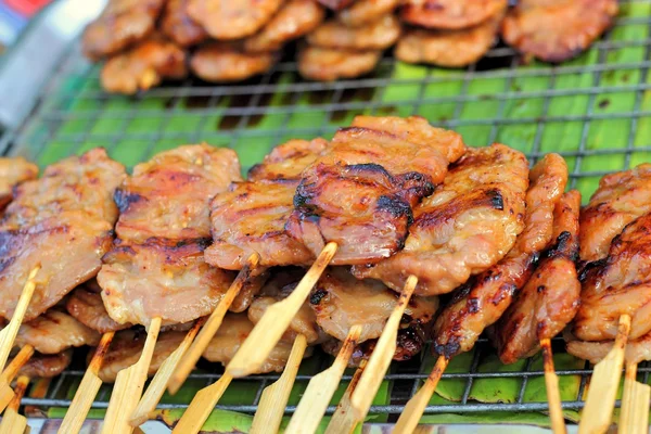 Bar-B-Q ou churrasqueira de carne — Fotografia de Stock