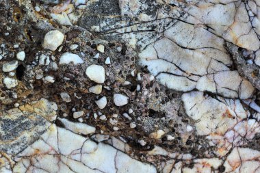 Mermer beyaz, kahverengi - arka plan dokusu