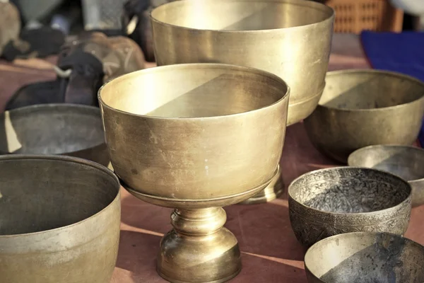 Bowl vintage copper for sold — Stock Photo, Image