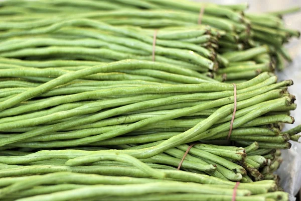 Long bean in the market — Stock Photo, Image