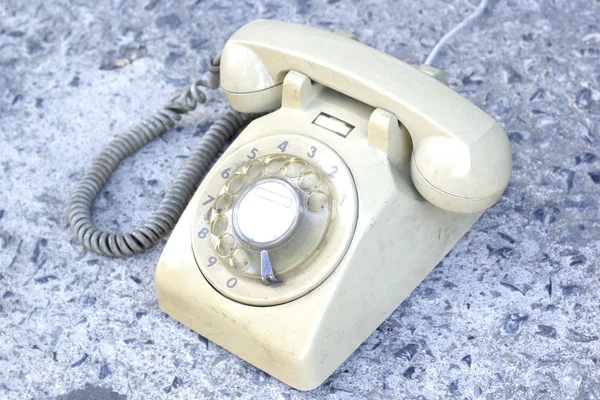 Eski vintage telefonu kapatın — Stok fotoğraf