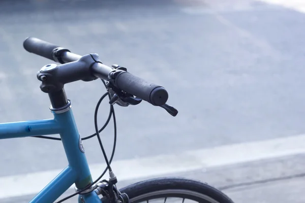 Stäng upp gamla cykel styret — Stockfoto