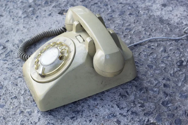 Eski vintage telefonu kapatın — Stok fotoğraf