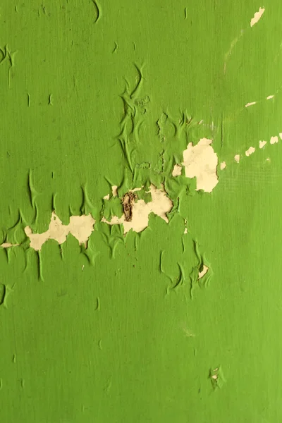 Mur vert avec peeling peinture — Photo