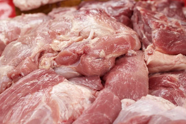 烹饪的生猪肉 — 图库照片