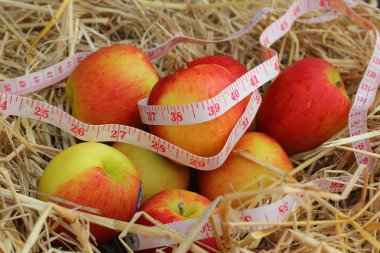 ölçü birimi teyp ve Kırmızı elma