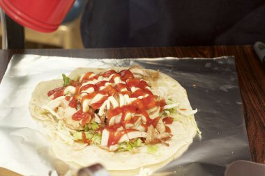 Lezzetli tatlar kebabı yapma