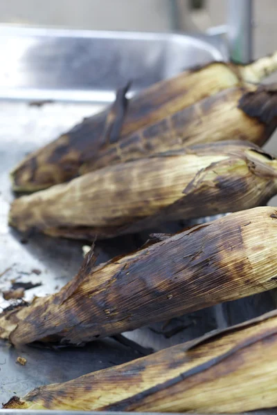 Roasted barbecue corn - grilled corn — Stock Photo, Image