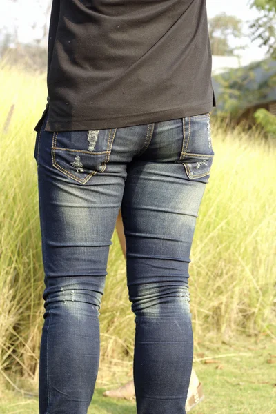 Taille avec jeans — Photo