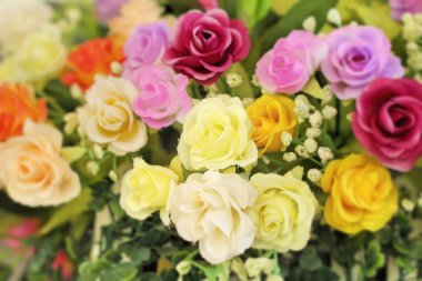 Yapay çiçeklerin güzelliği