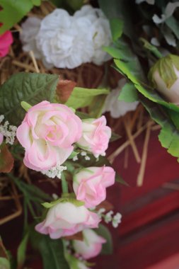 Yapay çiçek güzel vintage güller