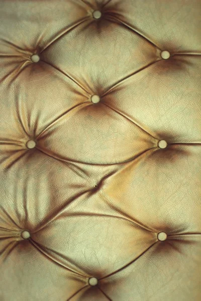 Tekstura vintage brązowy skórzany sofa na tle — Zdjęcie stockowe