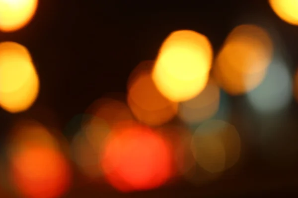 Difuminado de coche en la ciudad por la noche —  Fotos de Stock