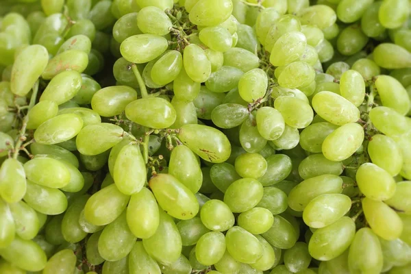 Green grapes at the market — Stock Photo, Image