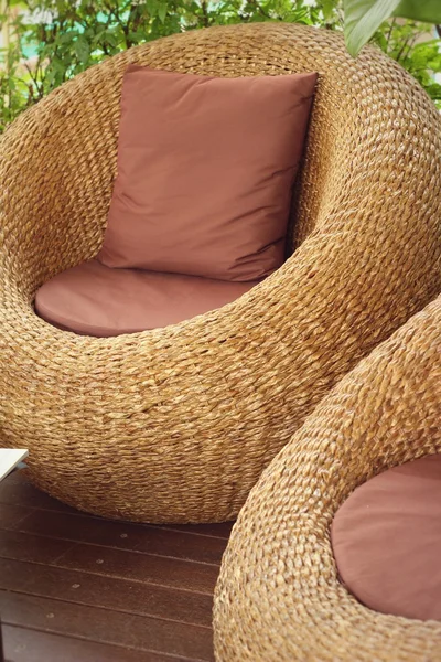 Bench chair in the park — Stock Photo, Image