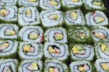 Japon suşi geleneksel lezzetli - Japon yemekleri