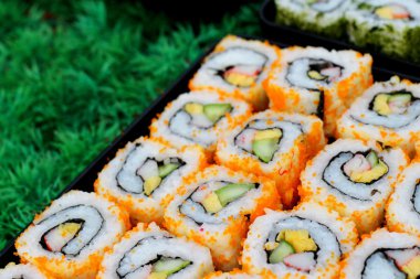 Japon suşi geleneksel lezzetli - Japon yemekleri