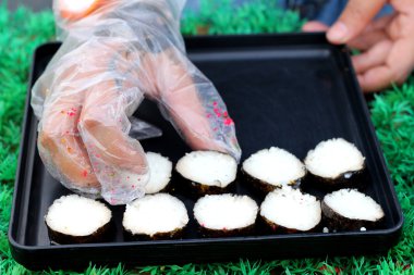 Japon suşi Japon geleneksel - yapma Gıda