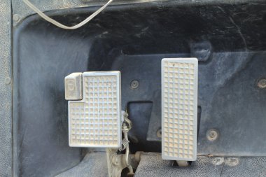 otomobil için fren ve gaz pedalı pedal.