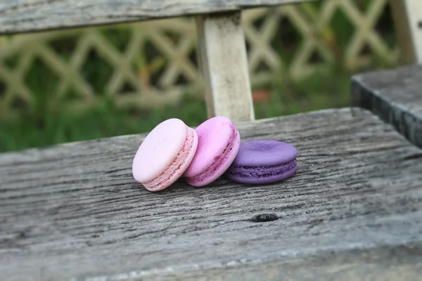 Macarrones franceses multicolor es delicioso — Foto de Stock