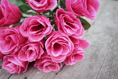 Yapay çiçek güzel vintage güller