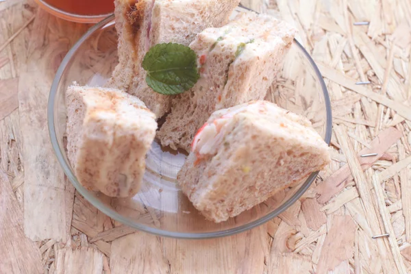 Club-Sandwich war das leckere — Stockfoto