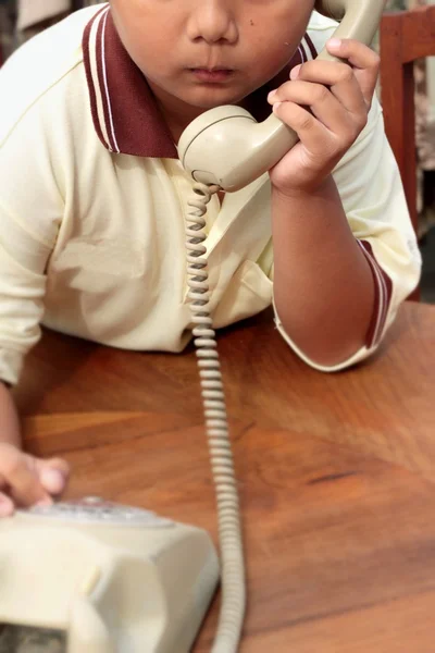 Old phone of vintage style — Stock Photo, Image