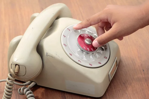 Vecchio telefono di stile vintage — Foto Stock