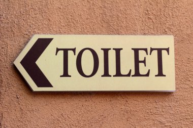 Tuvalet duvar arka plan üzerinde sembolize
