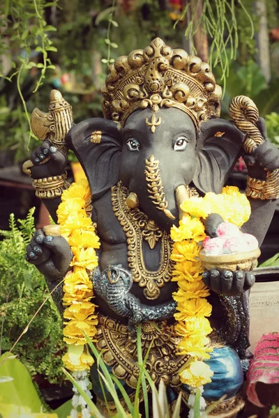 Estátua de Ganesh com a natureza — Fotografia de Stock