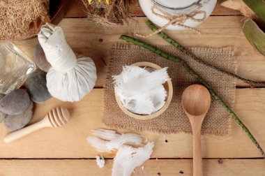 Hindistan cevizi ve süt, yağ coco organik sağlıklı gıda ve güzellik için 