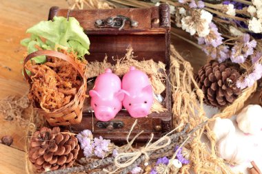 Kuru Kızartma domuz eti şeritler halinde.