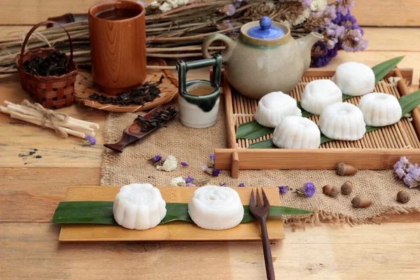 Mochi japonés postre empanadas soja de delicioso . — Foto de Stock